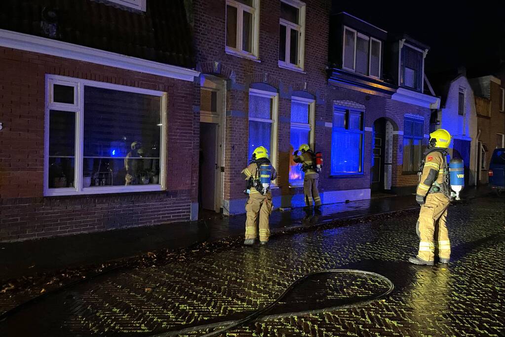 Woningbrand in Sluisdijk snel geblust