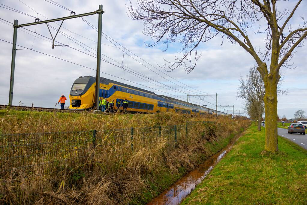 Geen treinverkeer tussen Amersfoort en Baarn door aanrijding