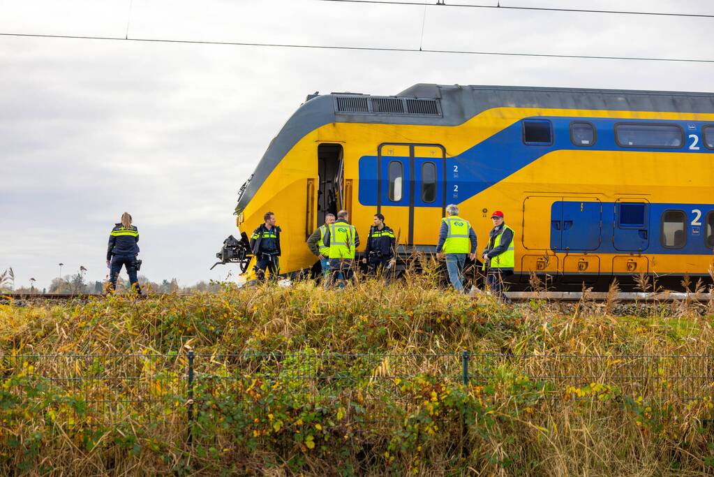 Geen treinverkeer tussen Amersfoort en Baarn door aanrijding