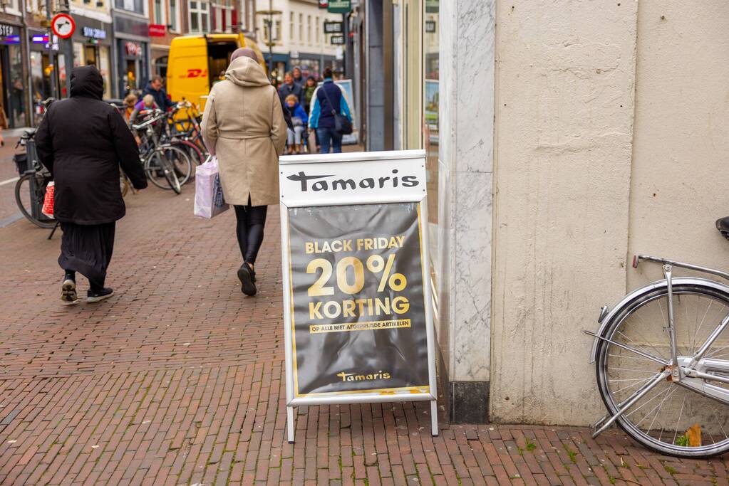 Maatregelen om shoppers te spreiden op Black Friday
