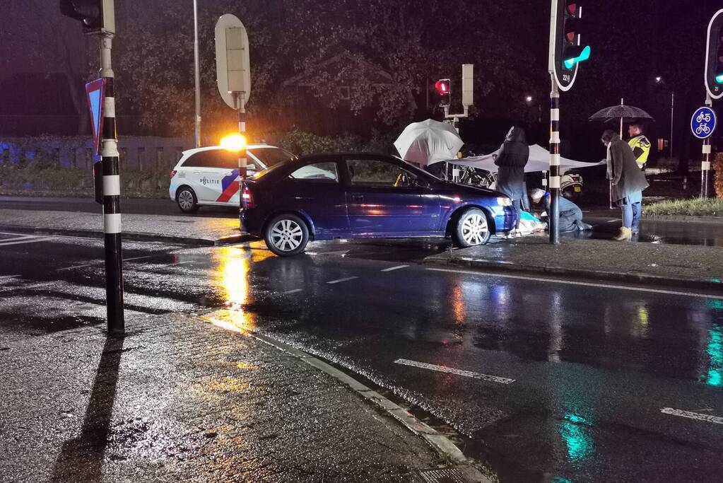 Scooterrijder gewond na val