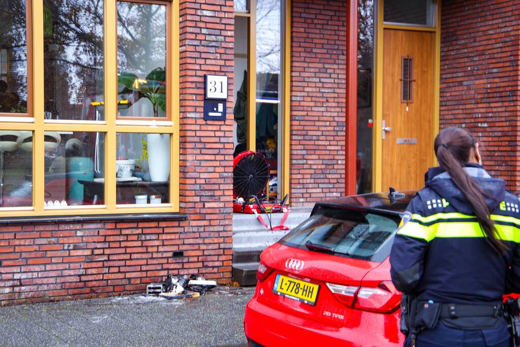 Keukenapparatuur vat vlam