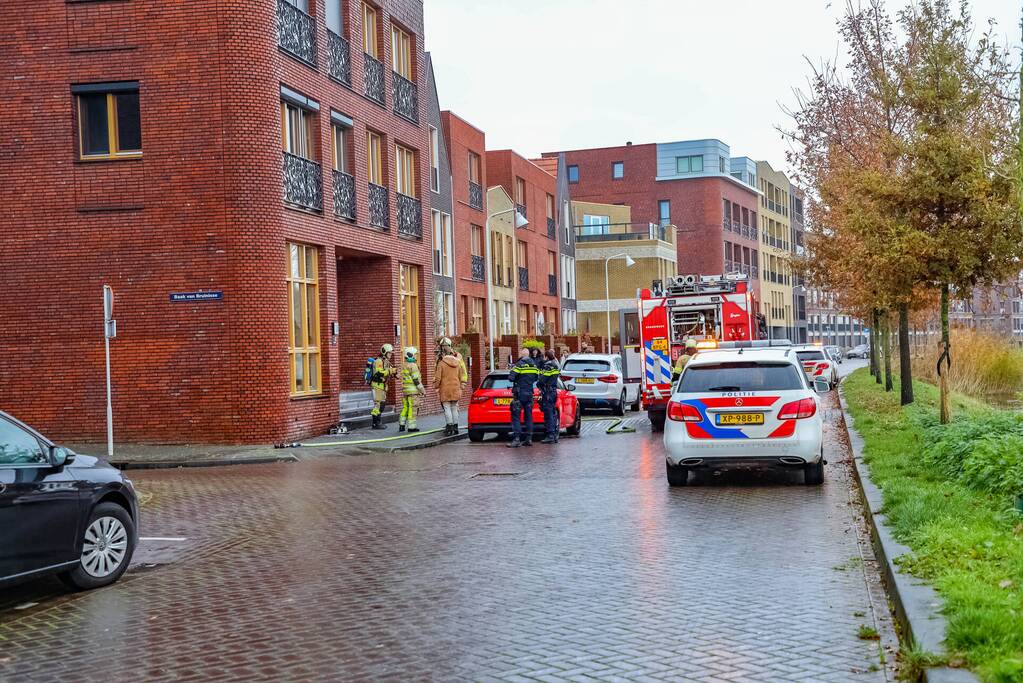 Keukenapparatuur vat vlam