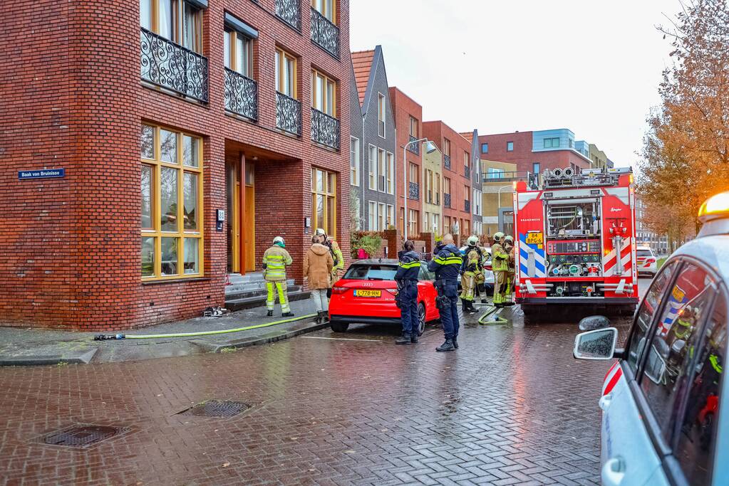 Keukenapparatuur vat vlam