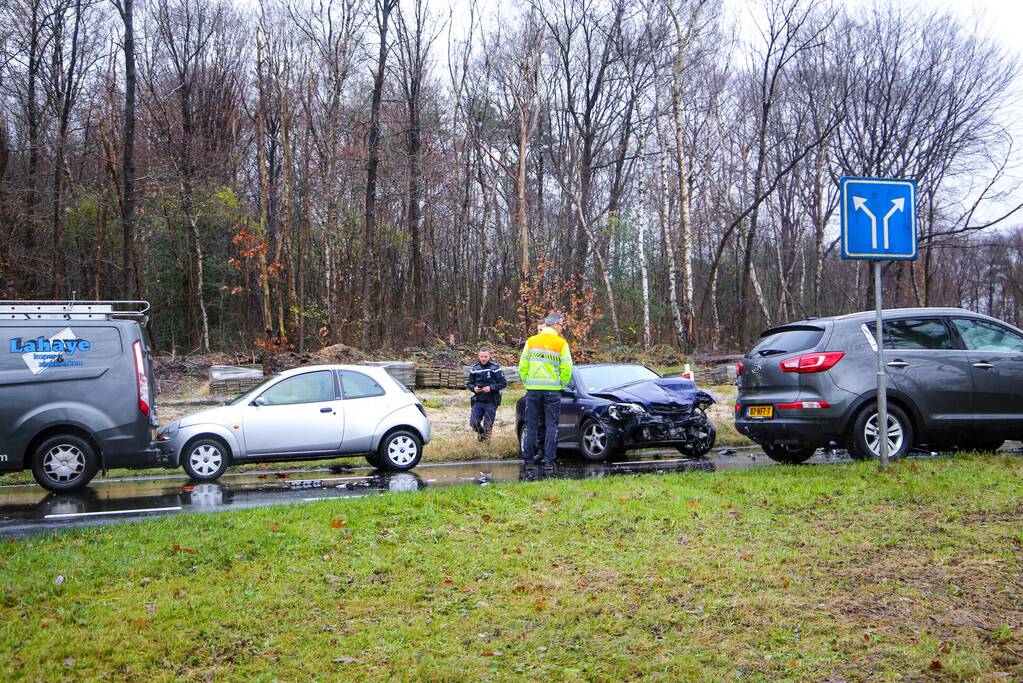 Vier personen gewond bij ongeval