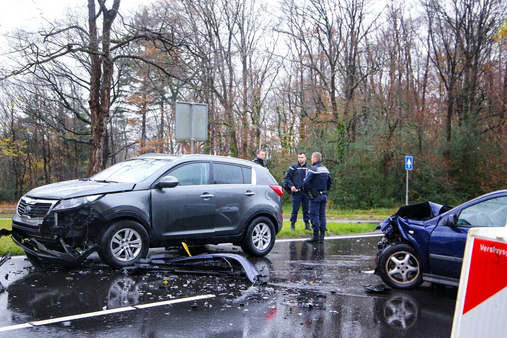 Vier personen gewond bij ongeval