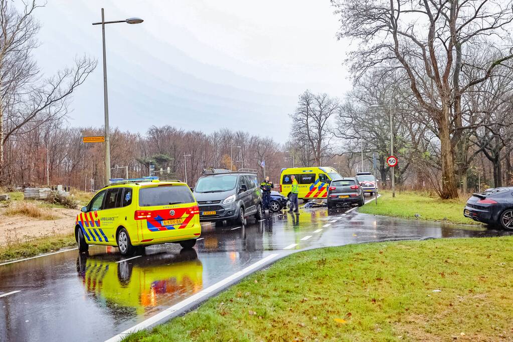 Vier personen gewond bij ongeval