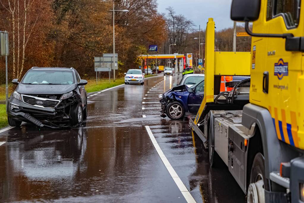 Vier personen gewond bij ongeval