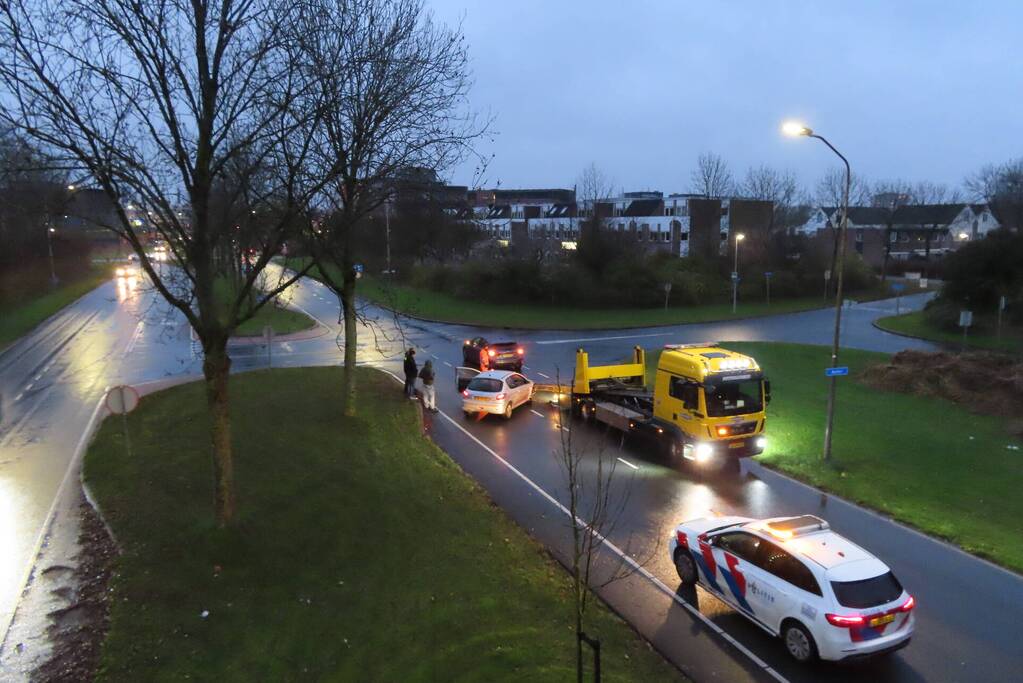 Schade bij ongeval op kruising