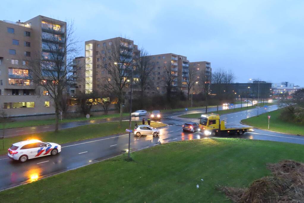 Schade bij ongeval op kruising