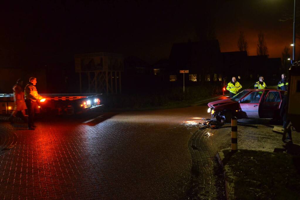 Schade aan personenauto's door ongeval