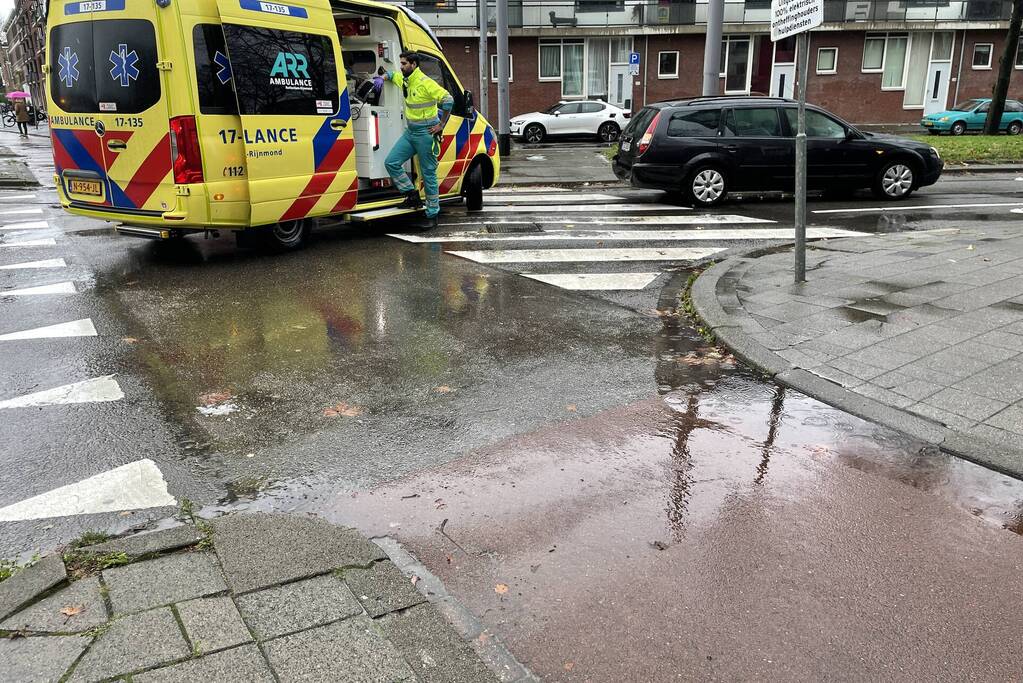 Ongeval tussen auto en fietser