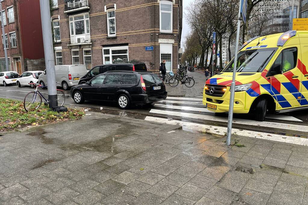 Ongeval tussen auto en fietser