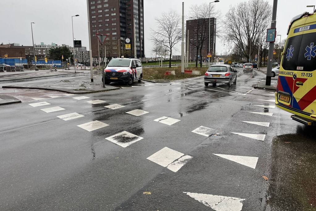 Ongeval tussen auto en fietser