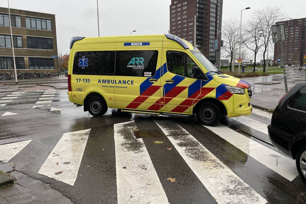 Ongeval tussen auto en fietser
