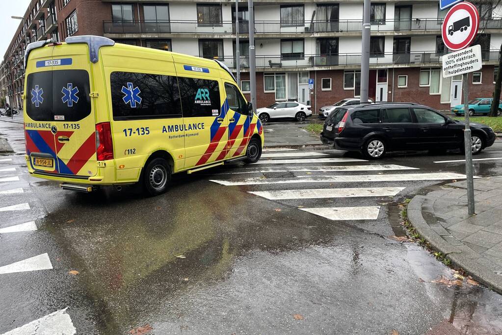 Ongeval tussen auto en fietser