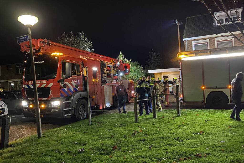Schoorsteenbrand snel onder controle