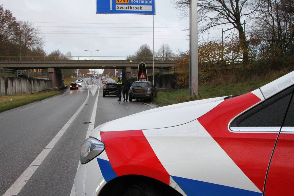 Flinke Schade bij kop-staart aanrijding