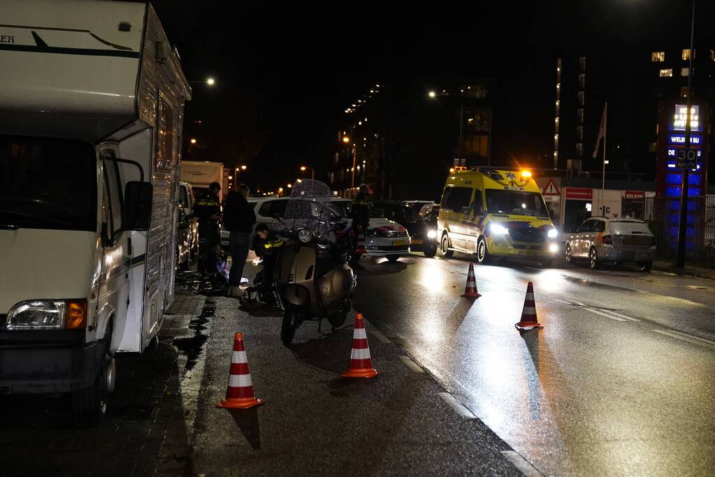 Fietsster gewond bij aanrijding