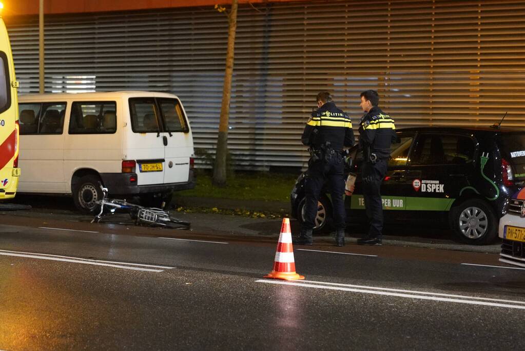 Fietsster gewond bij aanrijding