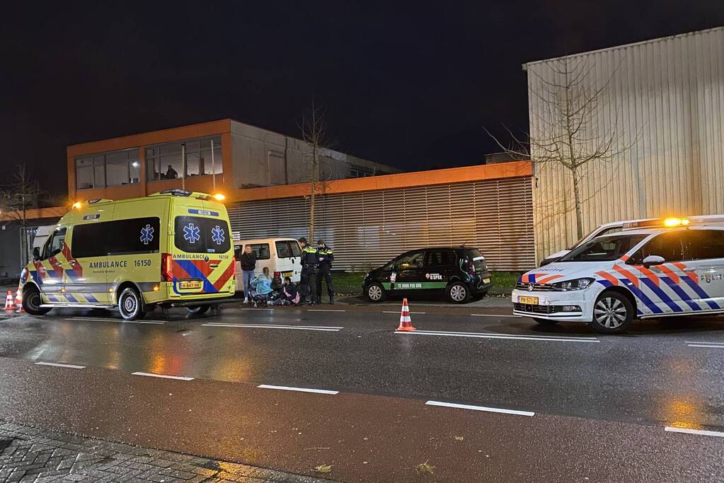 Fietsster gewond bij aanrijding