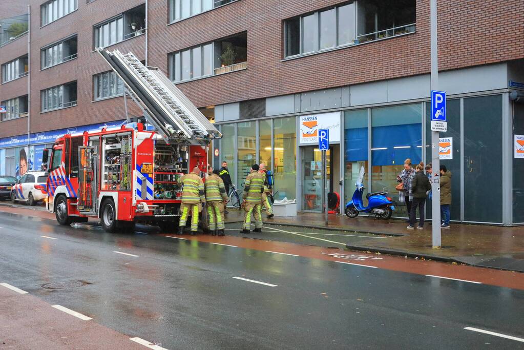 Brand in winkel van Hanssen footcare