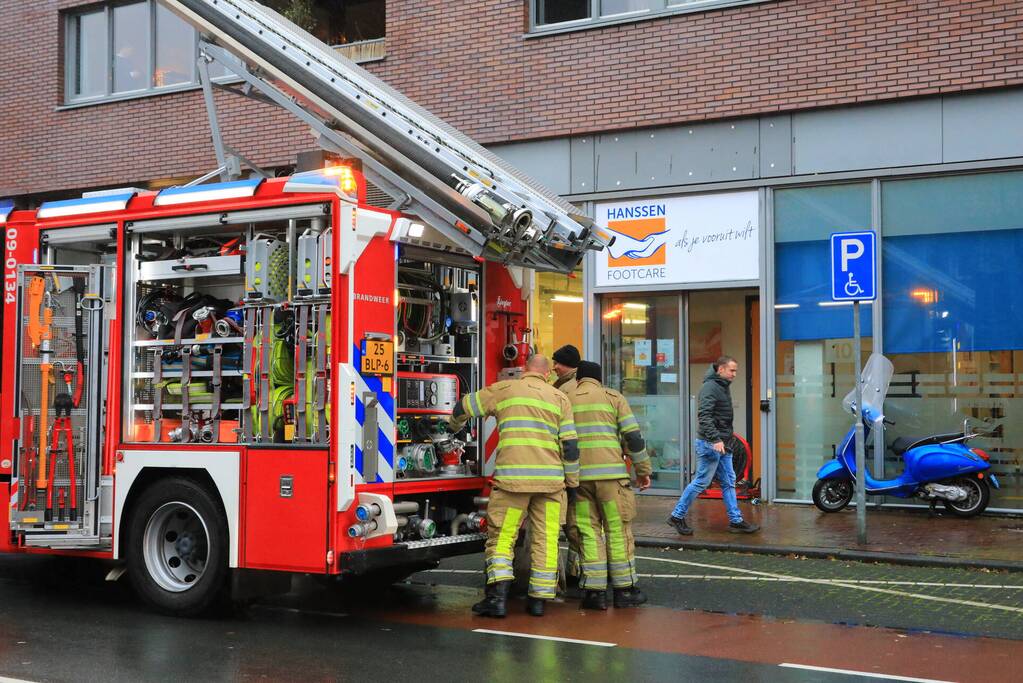 Brand in winkel van Hanssen footcare