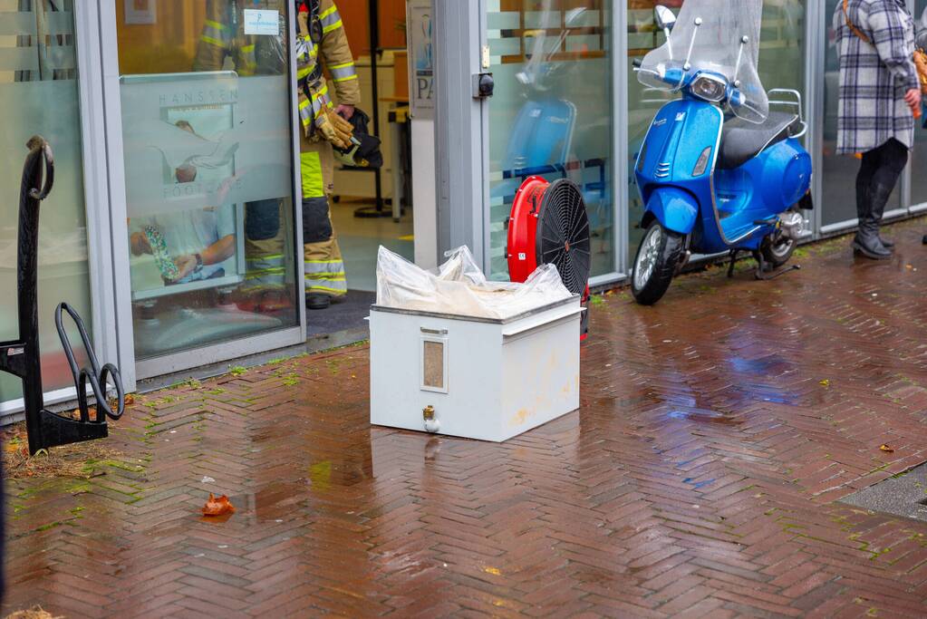 Brand in winkel van Hanssen footcare