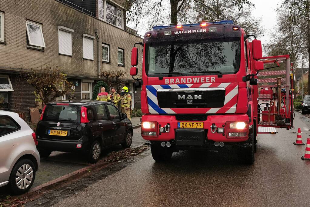 CV-koppeling losgeschoten in woning