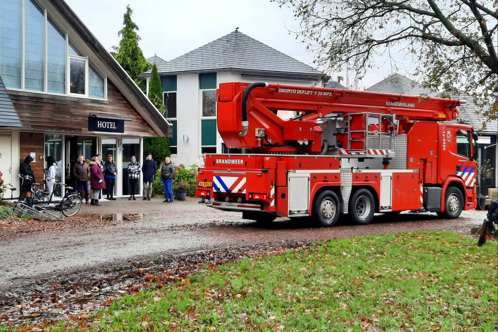 Brand bij Fletcher hotel Spaarnwoude snel onder controle