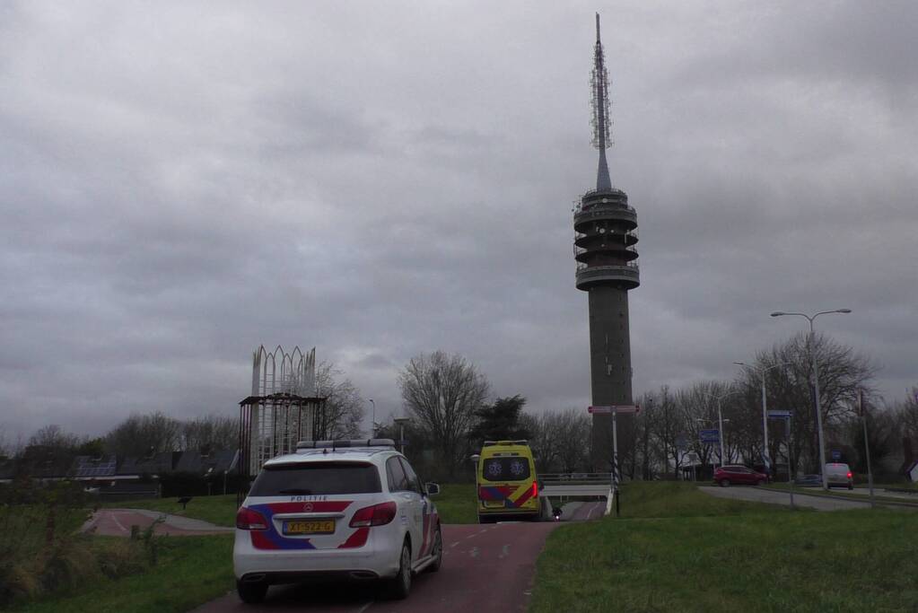 Ongeval tussen fiets en snorscooter