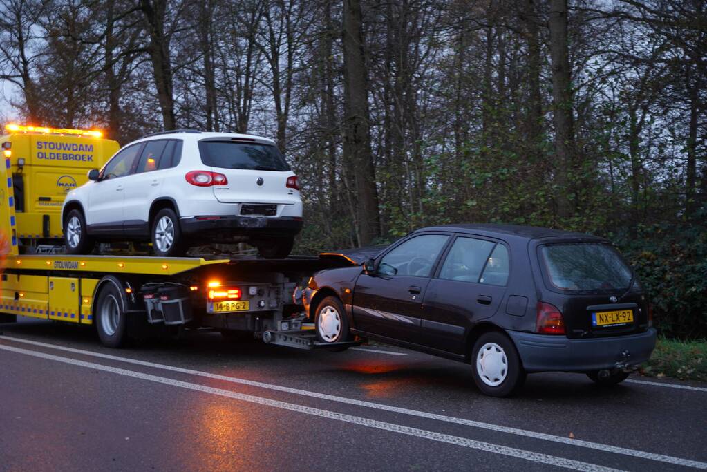 Botsing tussen twee voertuigen
