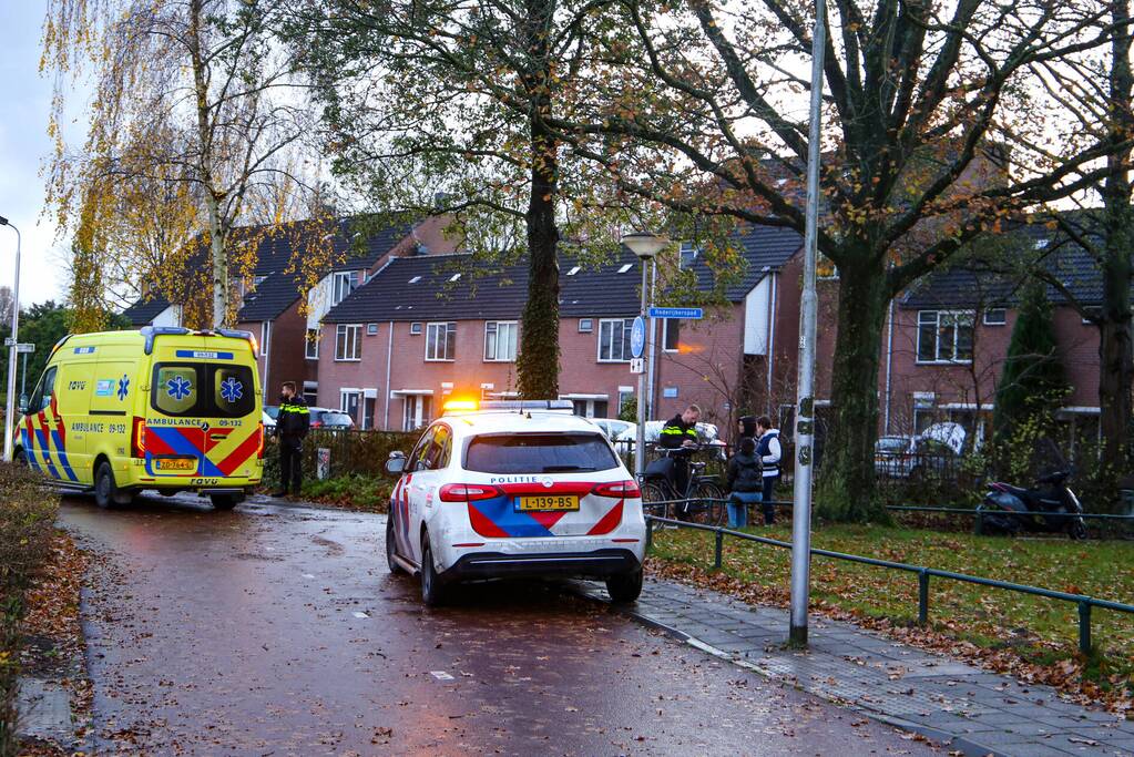 Schade na botsing met fietsster