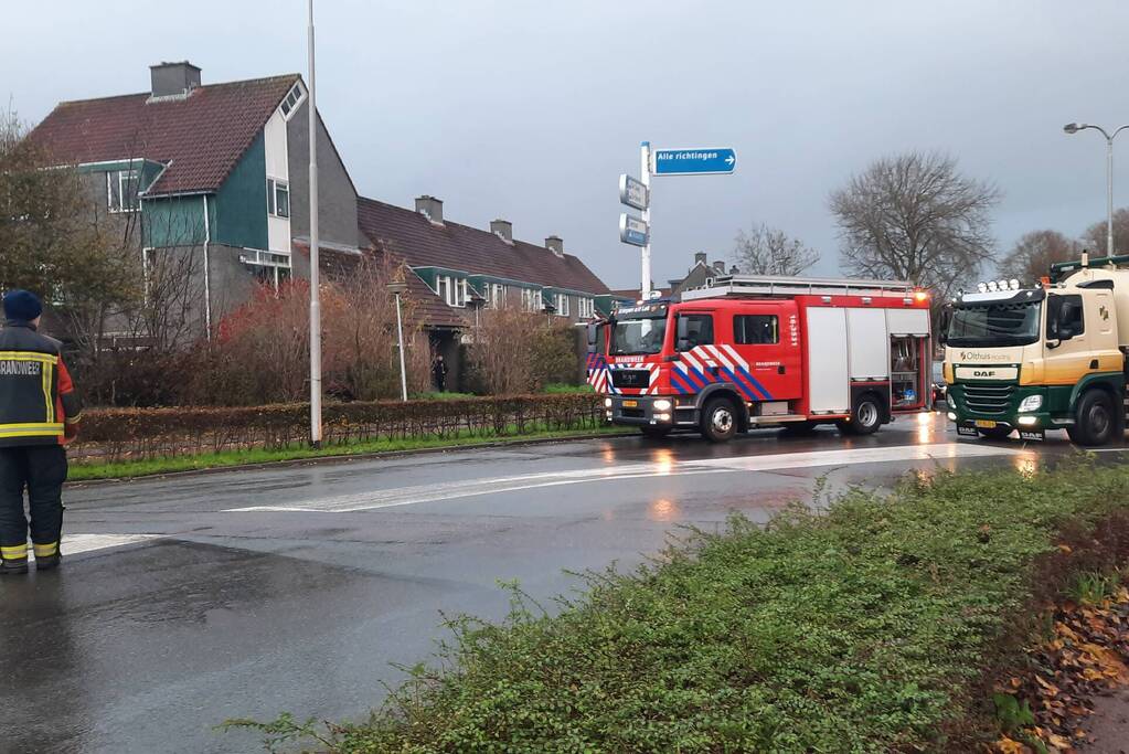 Groot spoor zorgt voor inzet hulpdiensten