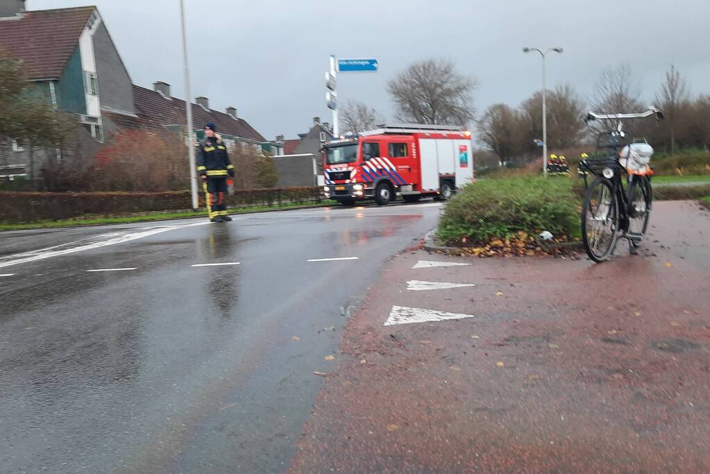 Groot spoor zorgt voor inzet hulpdiensten