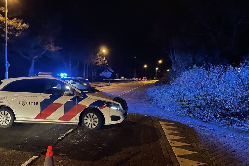 Auto klemgereden na achtervolging