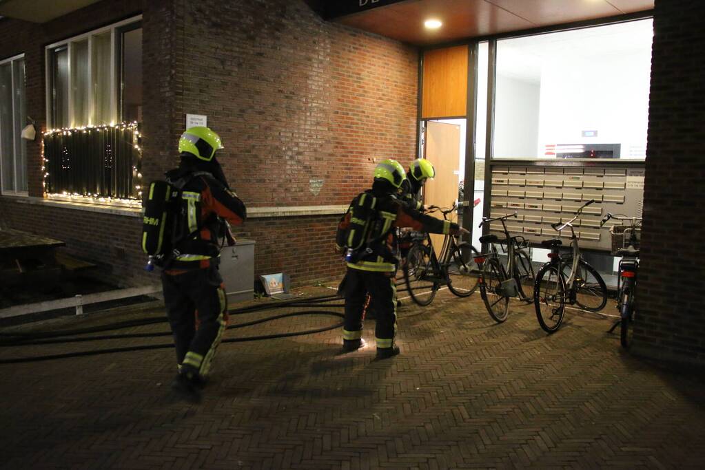 Brand in appartementencomplex