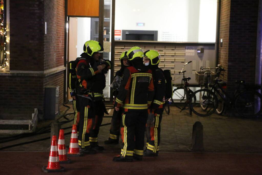 Brand in appartementencomplex