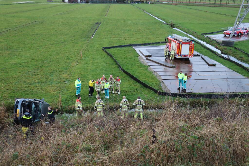 Auto te water geraakt