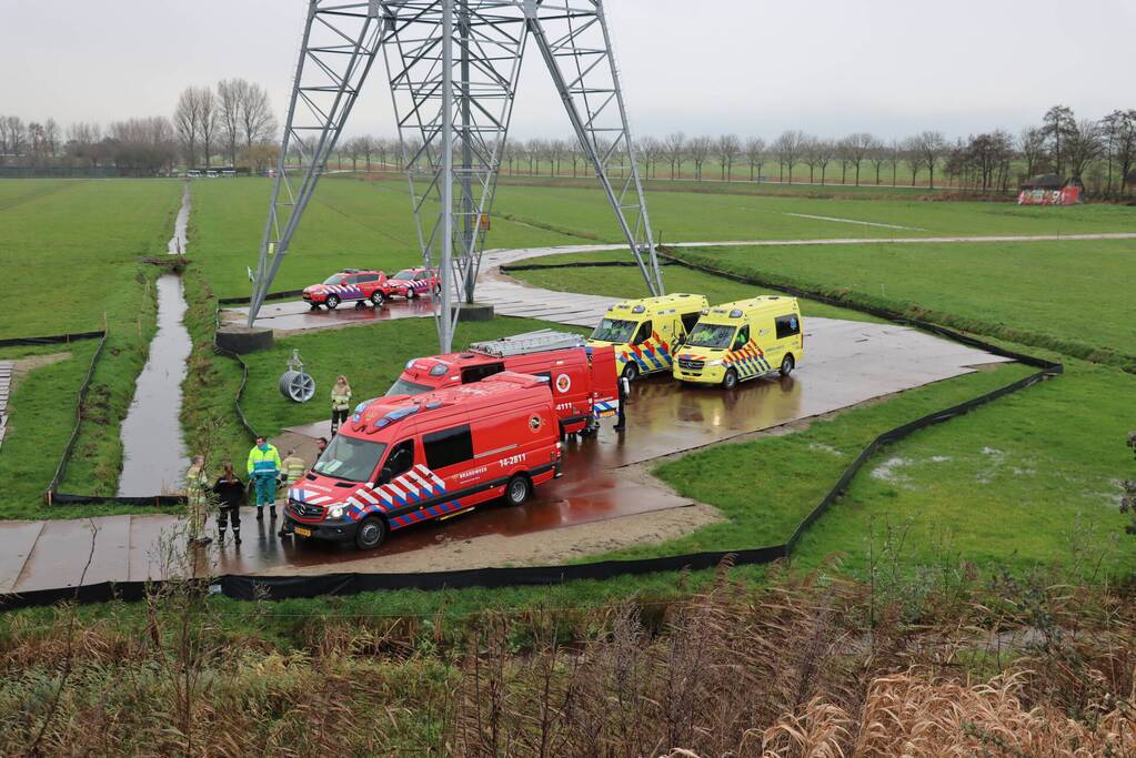 Auto te water geraakt