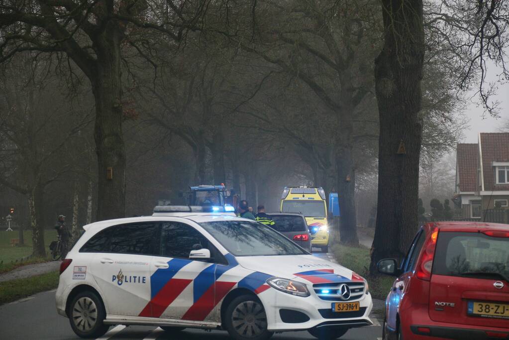 Automobilist gewond bij eenzijdig ongeval