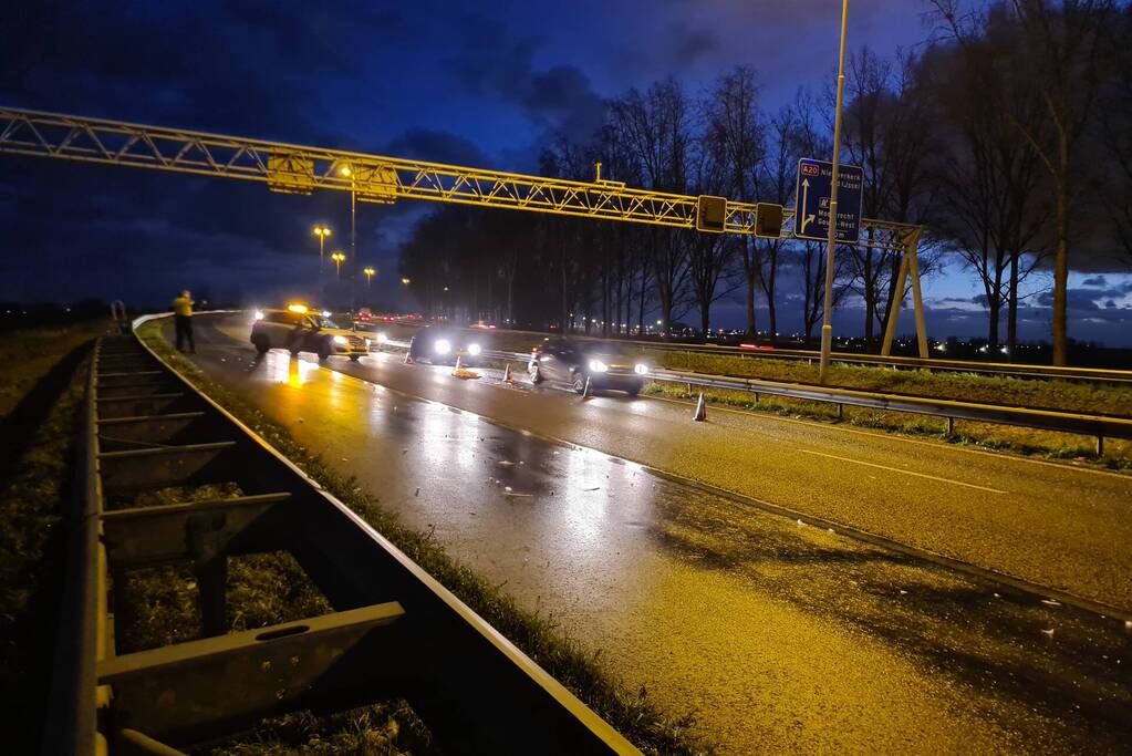 Zwaan aangereden op snelweg