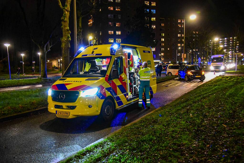 Voetganger zwaargewond bij aanrijding