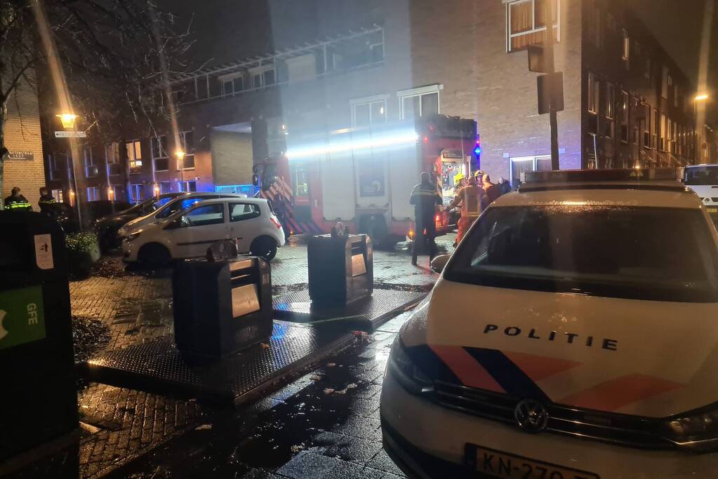 Groot alarm om brand in pan