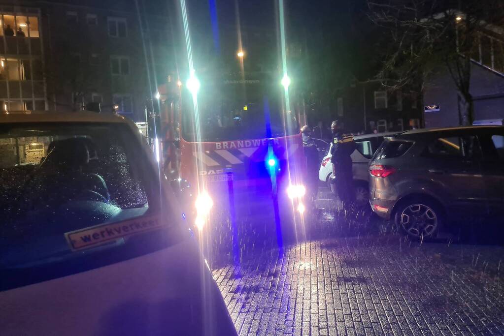 Groot alarm om brand in pan