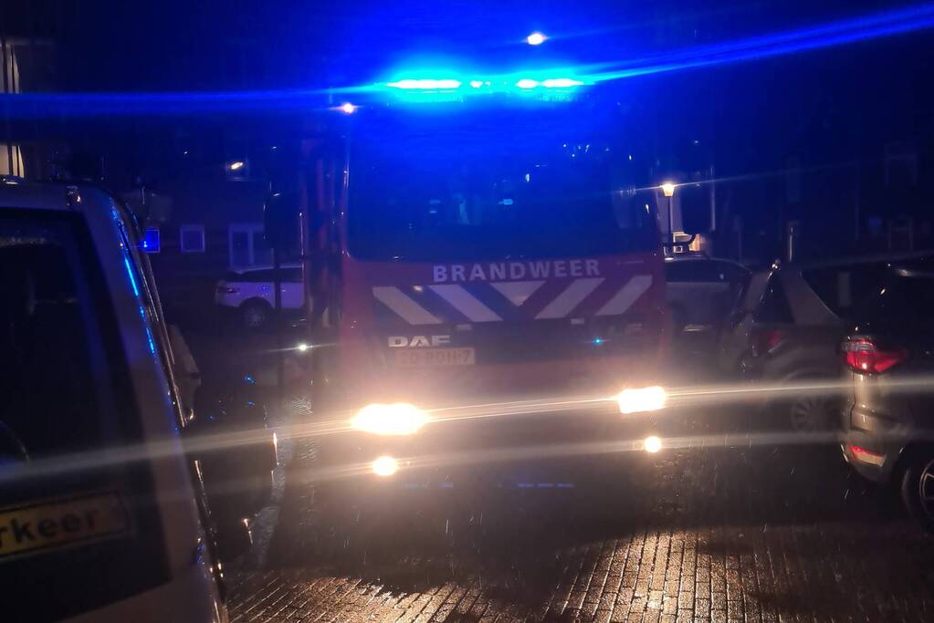 Groot alarm om brand in pan