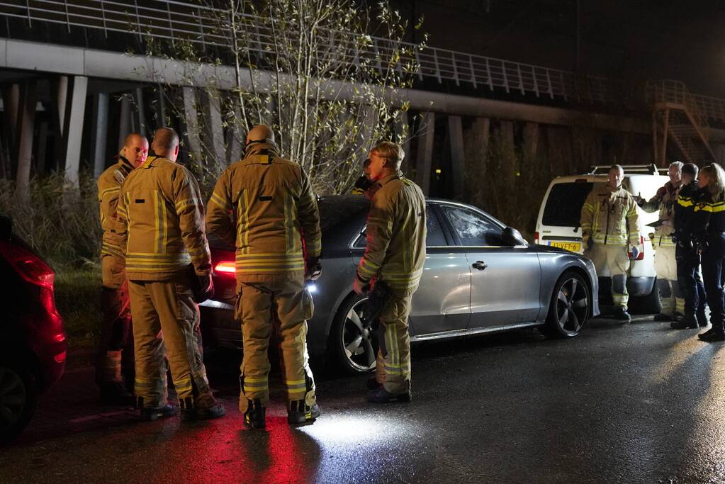 Flinke schade aan personenauto door brand