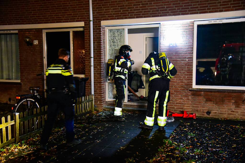 Rookontwikkeling in woning na vuurwerk