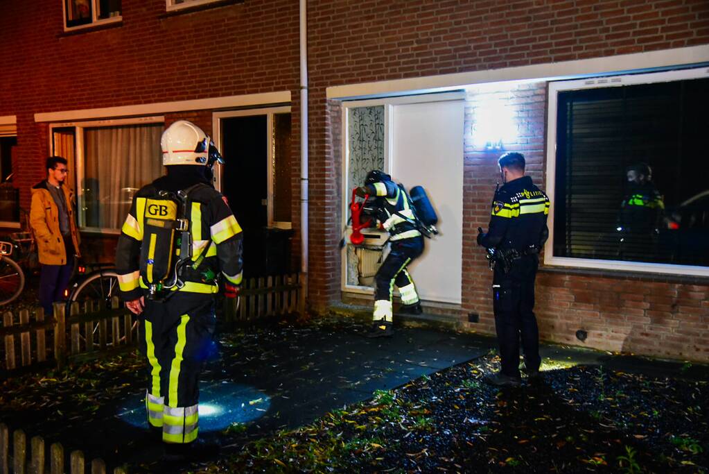 Rookontwikkeling in woning na vuurwerk