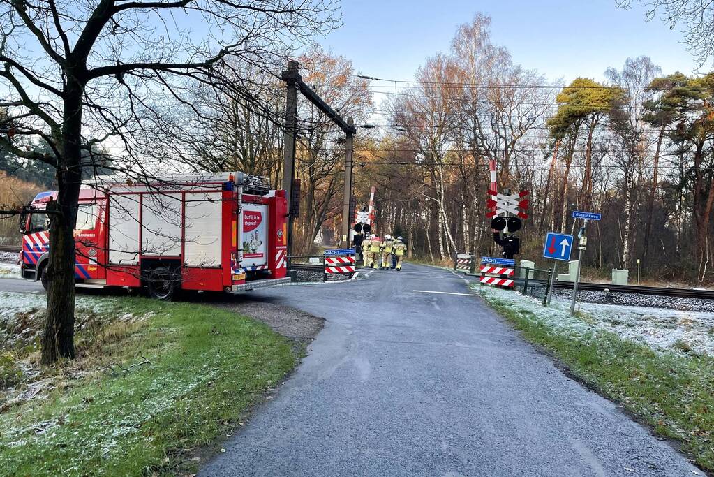 Geen treinverkeer door aanrijding met trein op overweg